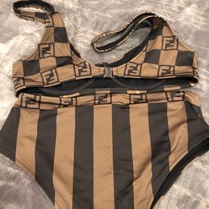 fendi high waisted swimsuit
